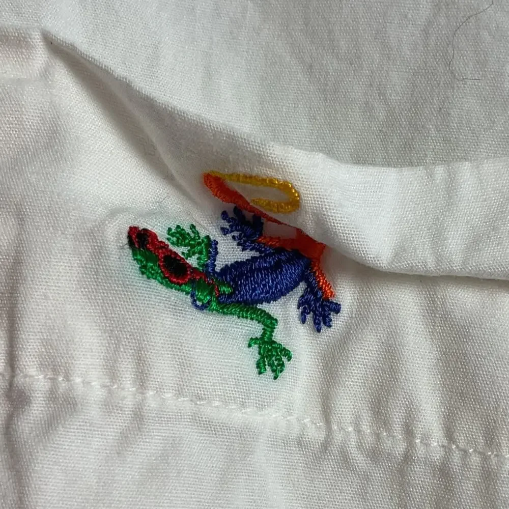 Caribbean Soul Mens Pure Cotton Button Up Casual Low Tide Lounge Large